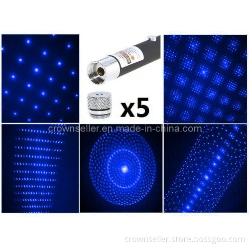 5in1 Blue Violet Laser Pointer